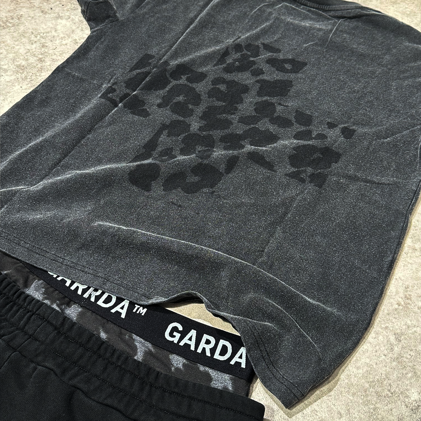 Washed Black Cheetah T-Shirt