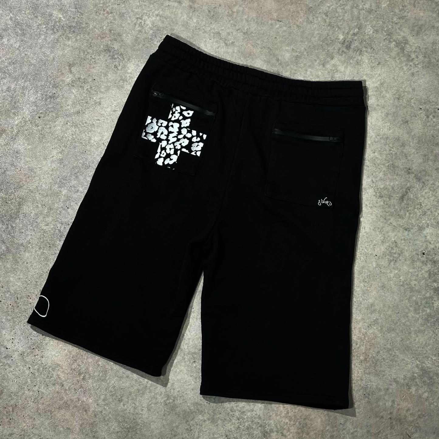 Cursive Cheetah Shorts