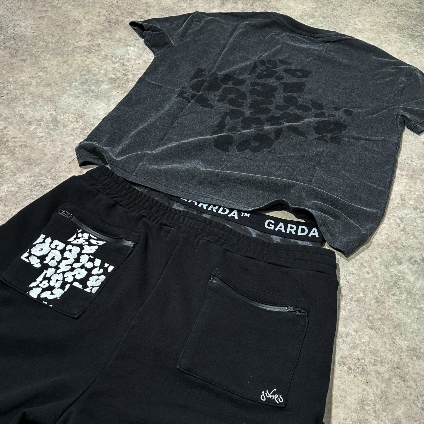 Cursive Cheetah Shorts